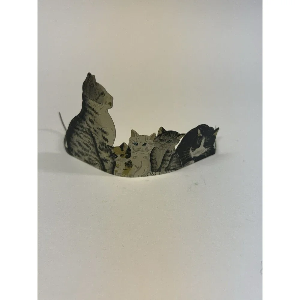 Kitty Ohio Wholesale Cute Cats Bendable Tail Vintage Rare Cottage Core Metal